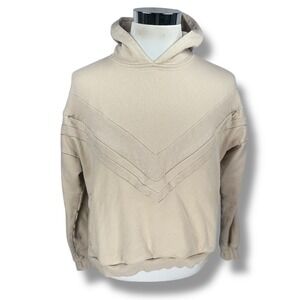 Sweat & Milk Isabella Breastfeeding Hoodie Women's XS Small Beige Organic Cotton